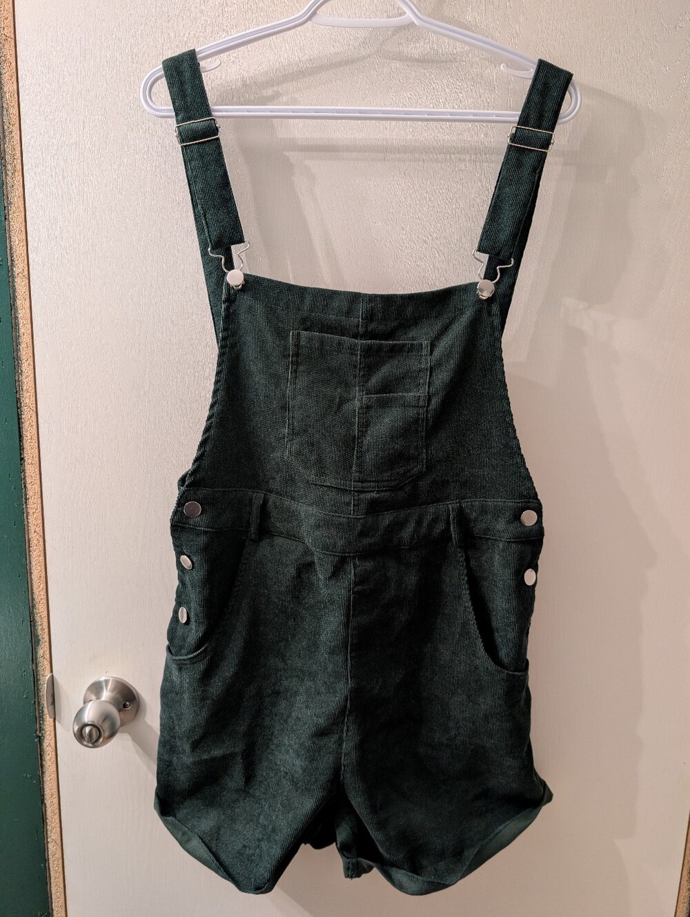 Cider Corduroy Overalls, Dark Green, Size - Picture 2 of 6